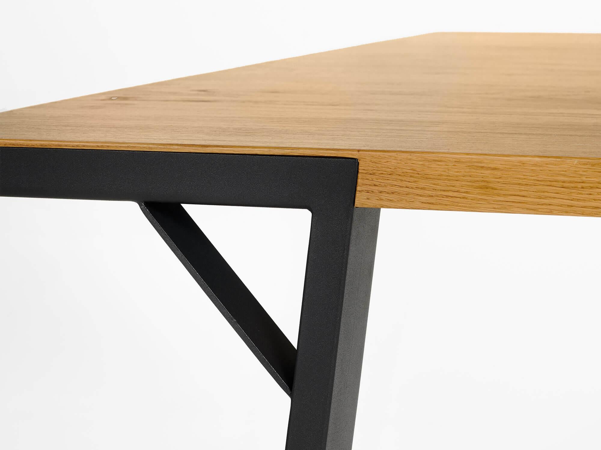 Ash Noir Frame Dining Table M by Milla & Milli In New Condition For Sale In Geneve, CH