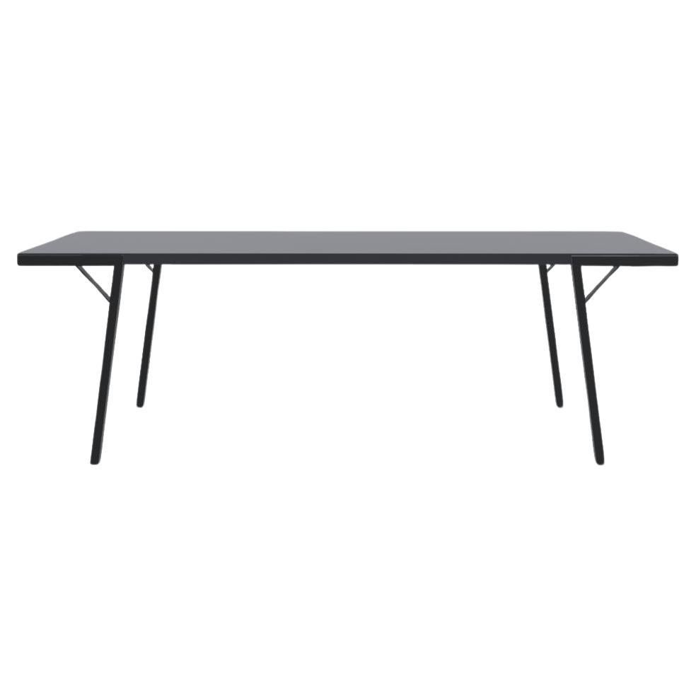 Ash Noir Frame Dining Table M by Milla & Milli For Sale