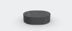 Ash Noir Nero Marquina Waves Coffee Table L by Milla & Milli