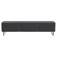 Ash Noir Nero Marquina Waves Sideboard L by Milla & Milli