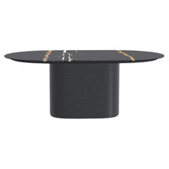 Ash Noir Sahara Noir Waves Dining Table XL by Milla & Milli