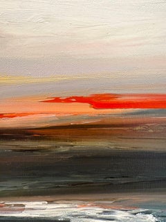 Crépuscule du sud, paysage atmosphérique, peinture à l'huile, 2025