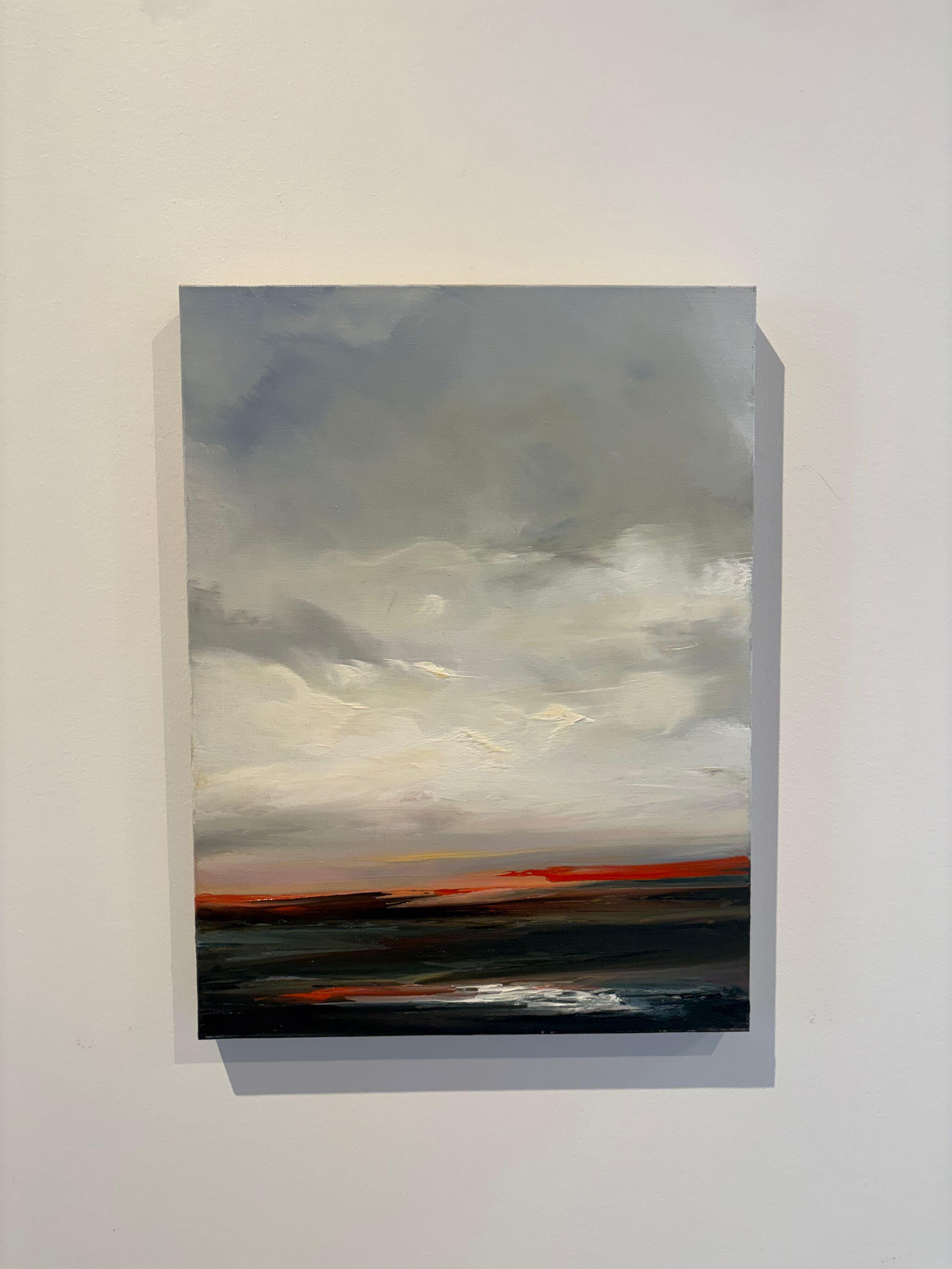 Südliche Dämmerung, Atmosphärische Landschaft Ölgemälde, 2025 im Angebot 6