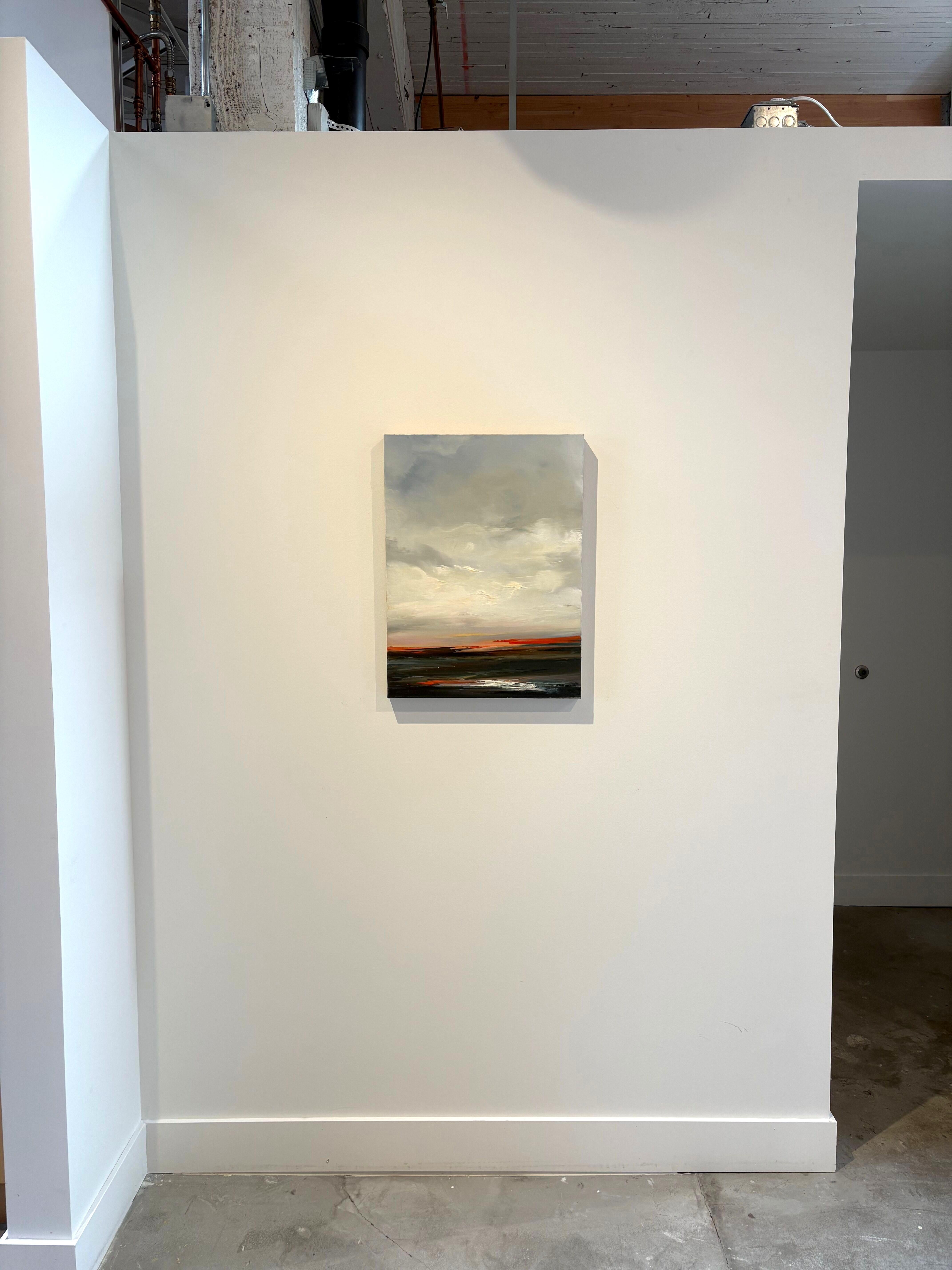 Südliche Dämmerung, Atmosphärische Landschaft Ölgemälde, 2025 im Angebot 7