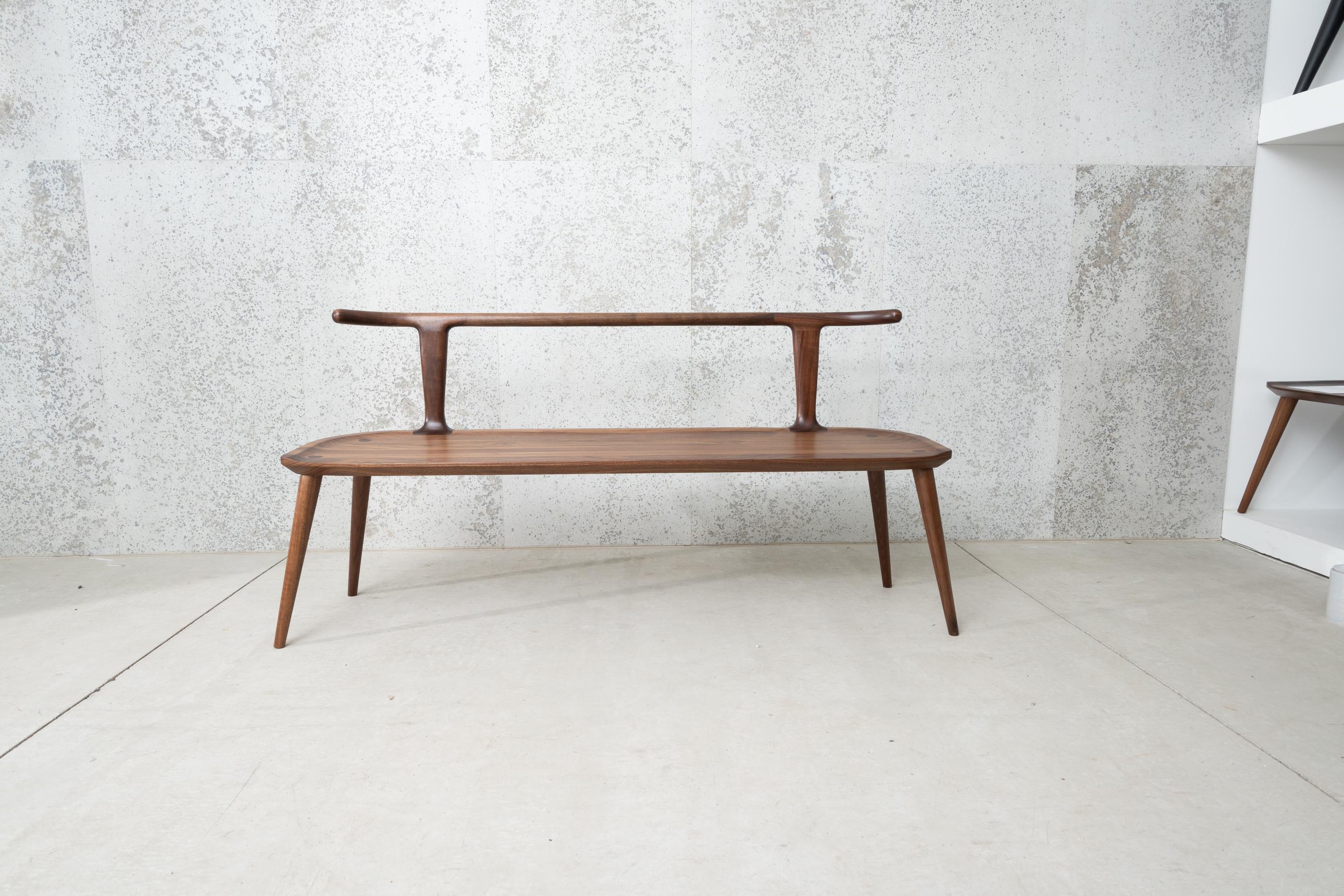 Ash Oxbend Bench 5´ by Fernweh Woodworking For Sale 6