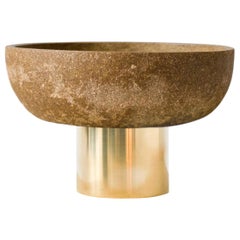 Ash Pedestal Bowl by Evelina Kudabaite Studio