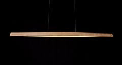 Lampada a sospensione ASH - illuminazione scultorea elegante e minimalista realizzata a mano