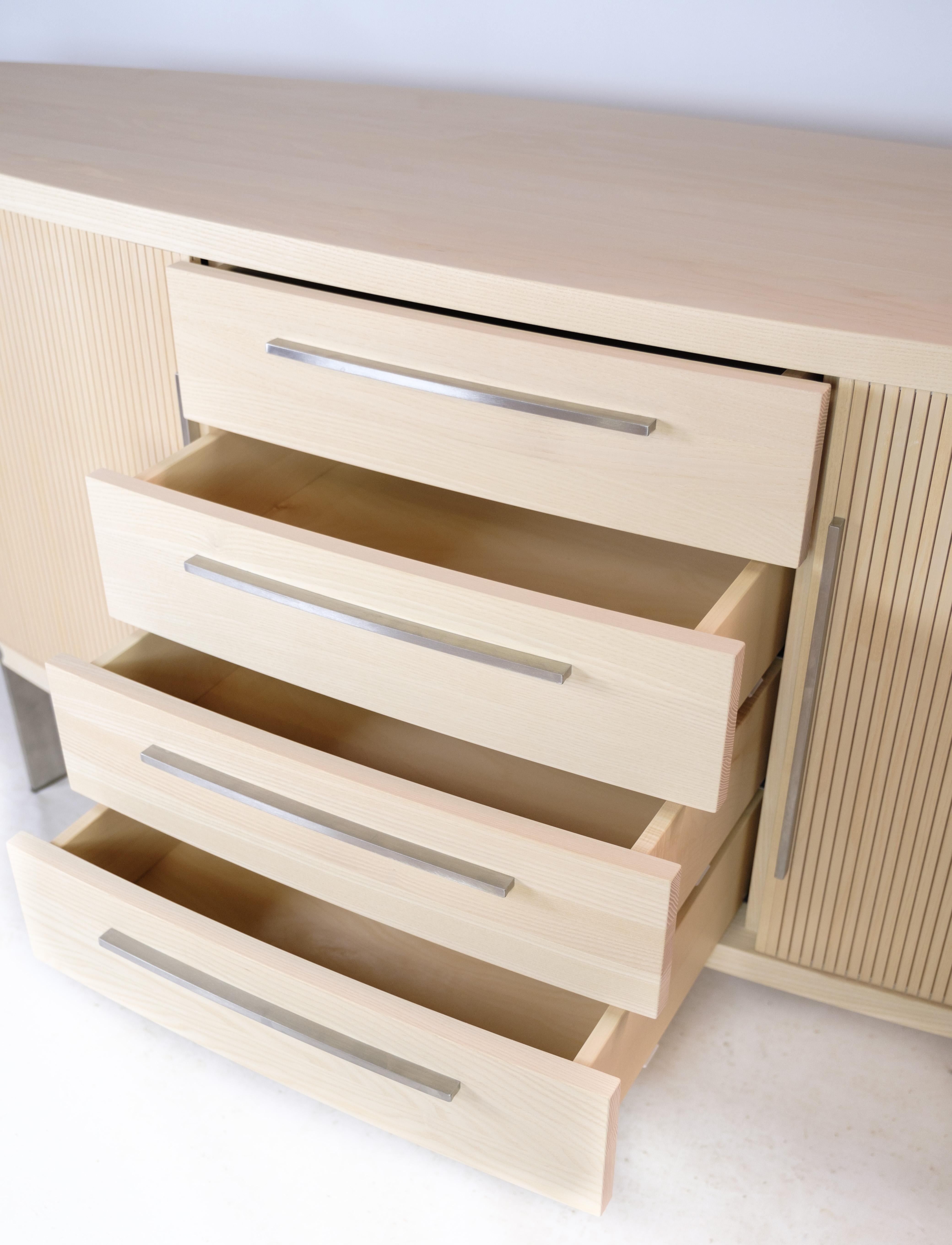 Ash Sideboard Model AK 1300 with Jalousie doors by Naver Collection 1