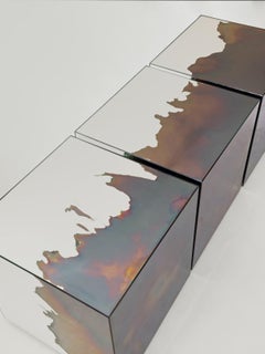 Eschenhocker/Beistelltisch