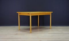 Ash Table Danish Design Retro Modern Classic Wooden, 1970s