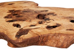 Ash Tree Live Edge Coffee Table, Live Edge Table, Rustic Edge End Table