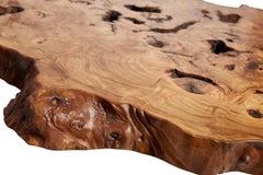 Ash Tree Live Edge Coffee Table, Live Edge Table, Rustic Edge End Table