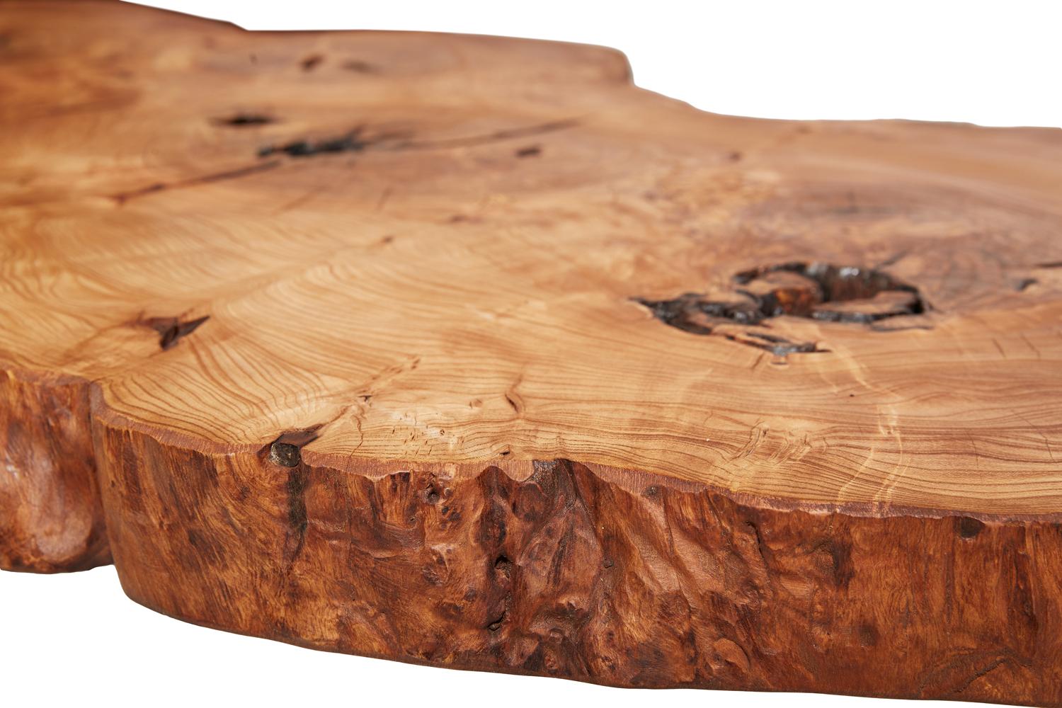 Introduce a raw naturalistic style to your living space with a naturalist live edge coffee table. Using only salvaged wood, it takes a hunter’s eye to recognize them in the wild. It takes a creative visionary to see each fallen tree as a powerful