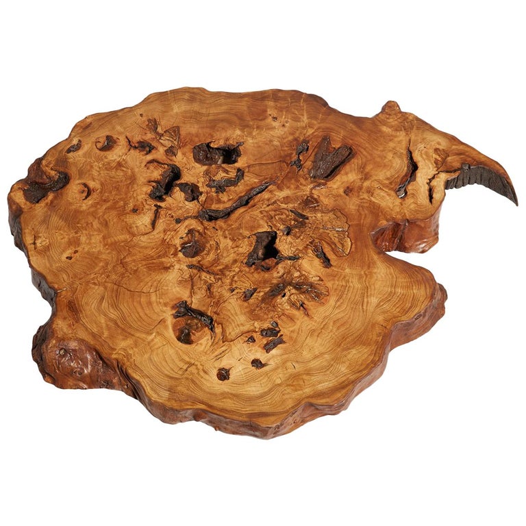 Ash Tree Live Edge Coffee Table, Live Edge Table, Rustic Edge End Table