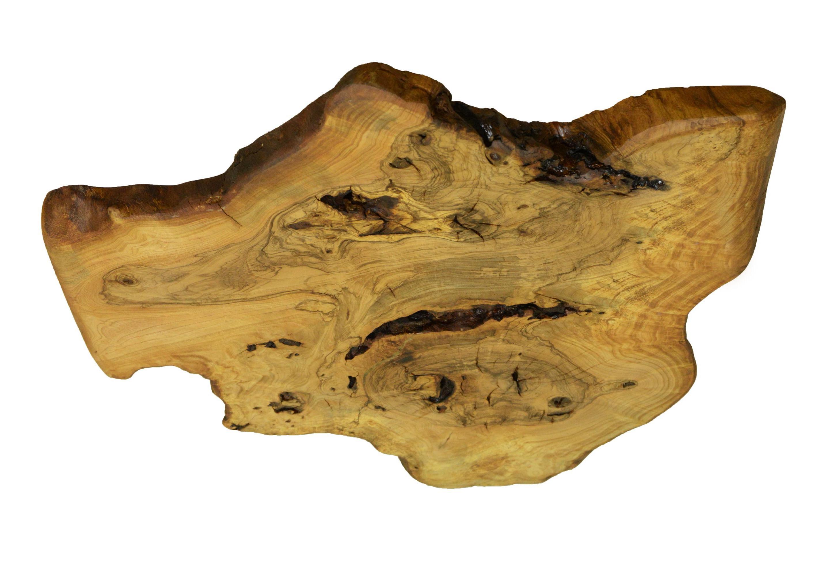 Mid-Century Modern Ash Tree Live Edge Coffee Table with Hairpin Legs / LECT135 For Sale