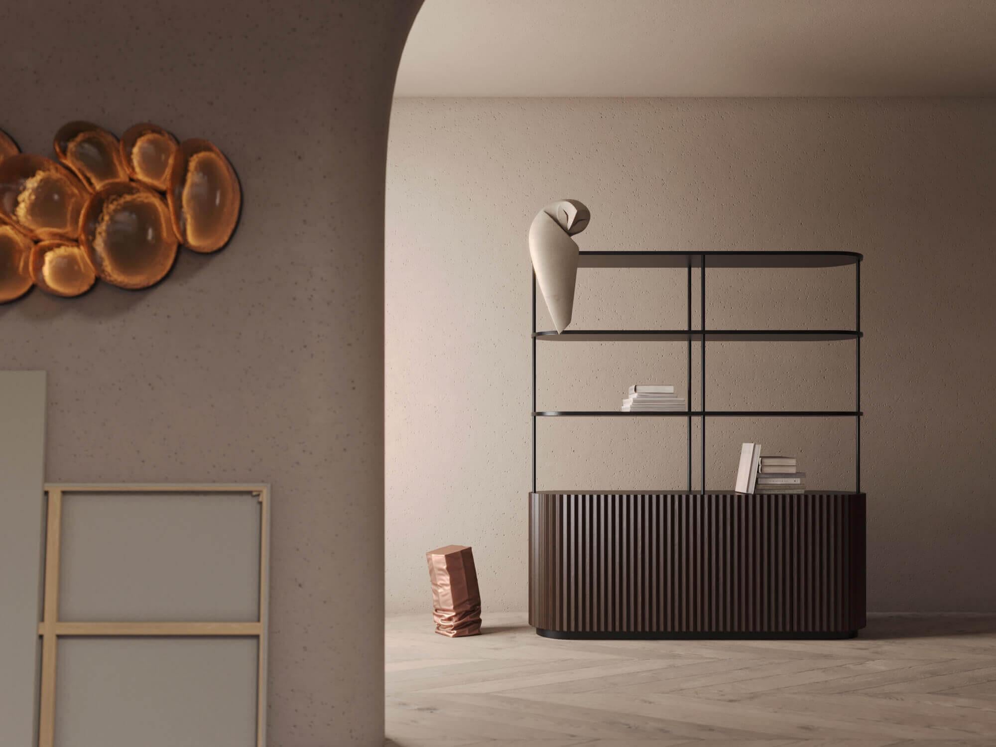 XXI secolo e contemporaneo Libreria Ash Umber Eternel di Milla & Milli in vendita
