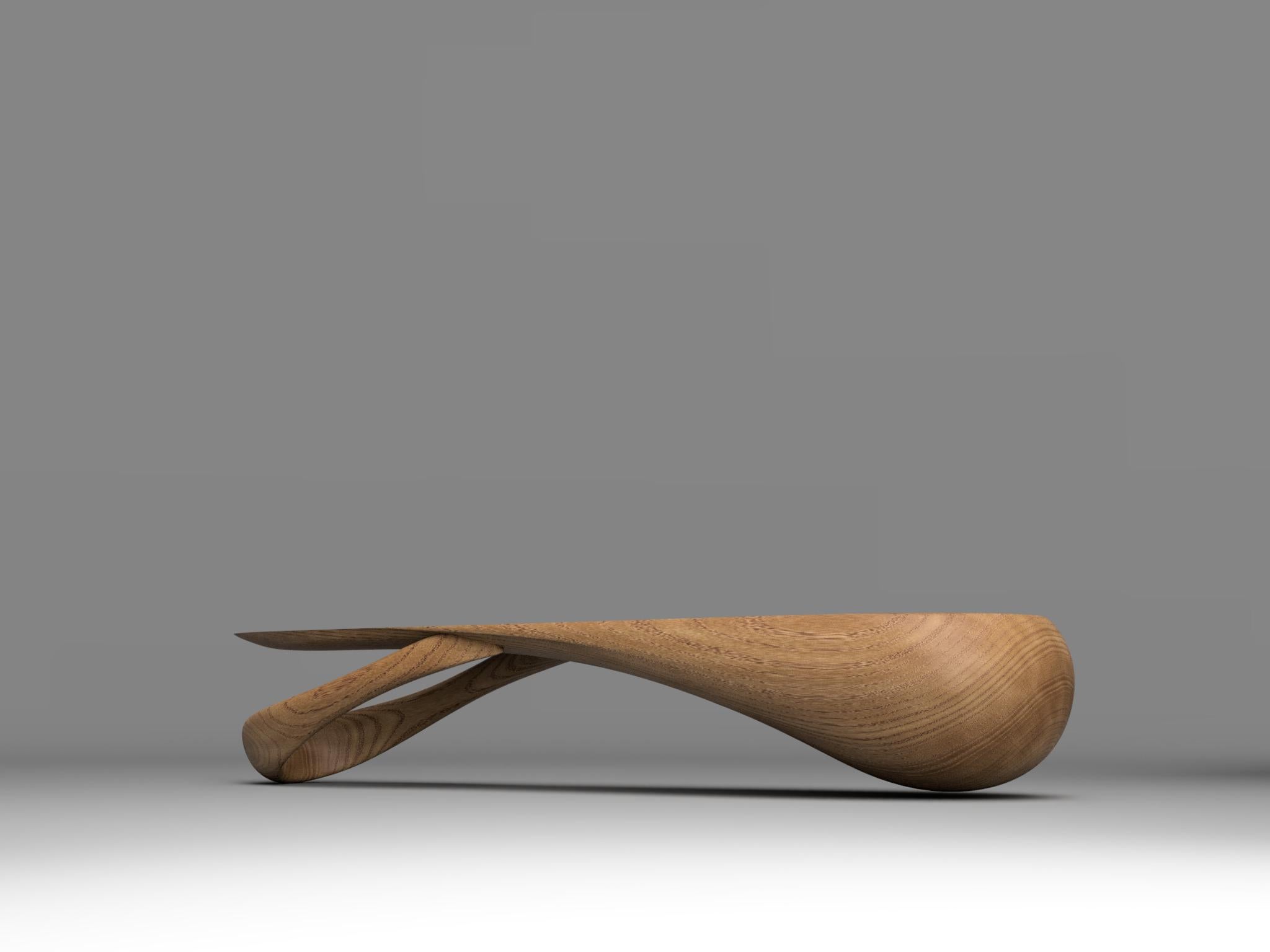 Langer Tisch aus Esche, unbenannt, von Atelier Blouberg (Französisch) im Angebot