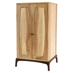 Ash Vespers Side Cabinet, Two Door Cabinet with Adjustable Shelf by Arid