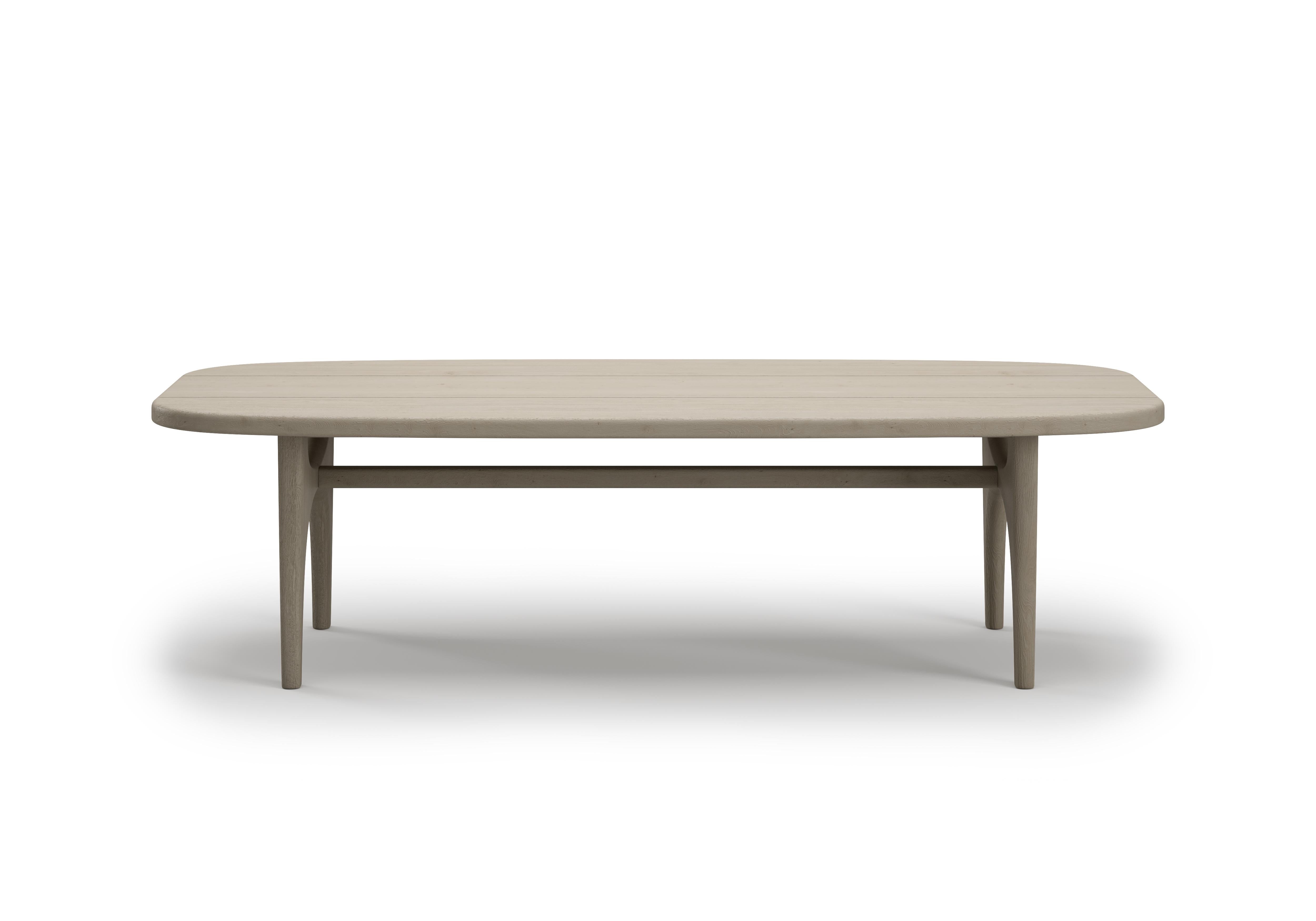 Ash Whale Dining Table by SNOC
Dimensions: W 270 x D 114 x H 75 cm.
Materials: Teak Wood, Ceramic. 


The Whale-ash Collection features an elegant and robust design style inspired by the form of a whale skeleton. This unique collection is crafted by