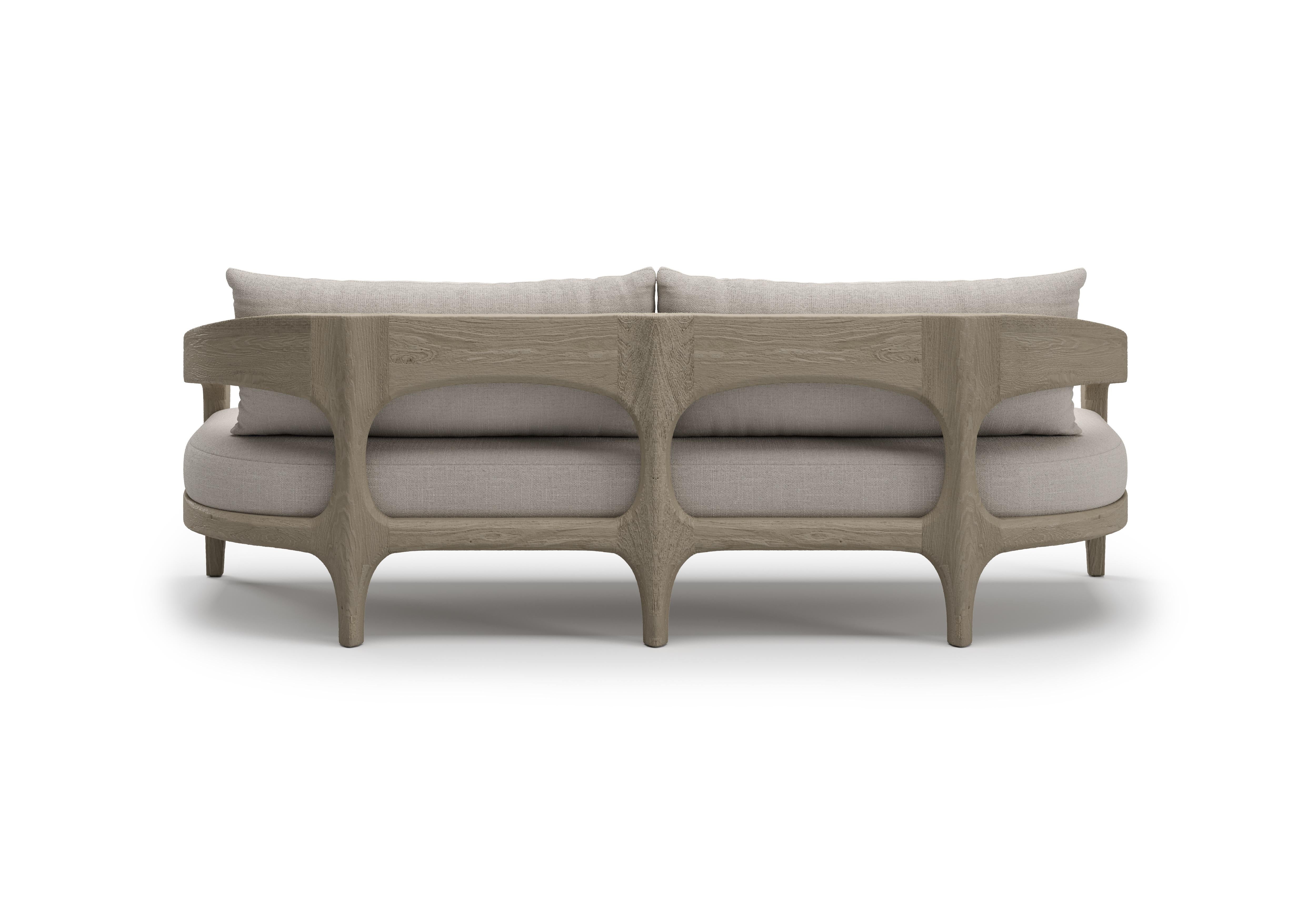 Ash Whale Seater Sofa 3 by SNOC For Sale 1