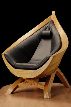 Ash and Elm Wood Chair the Netherlands by Sordile