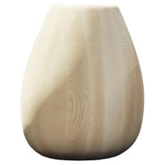 Ash Wood Vase h25 design Franco Albini - edit by Officina della Scala
