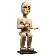 Ashanti Akan ‘Ghana’ Tribal Standing Female Figure Arm Out Africa