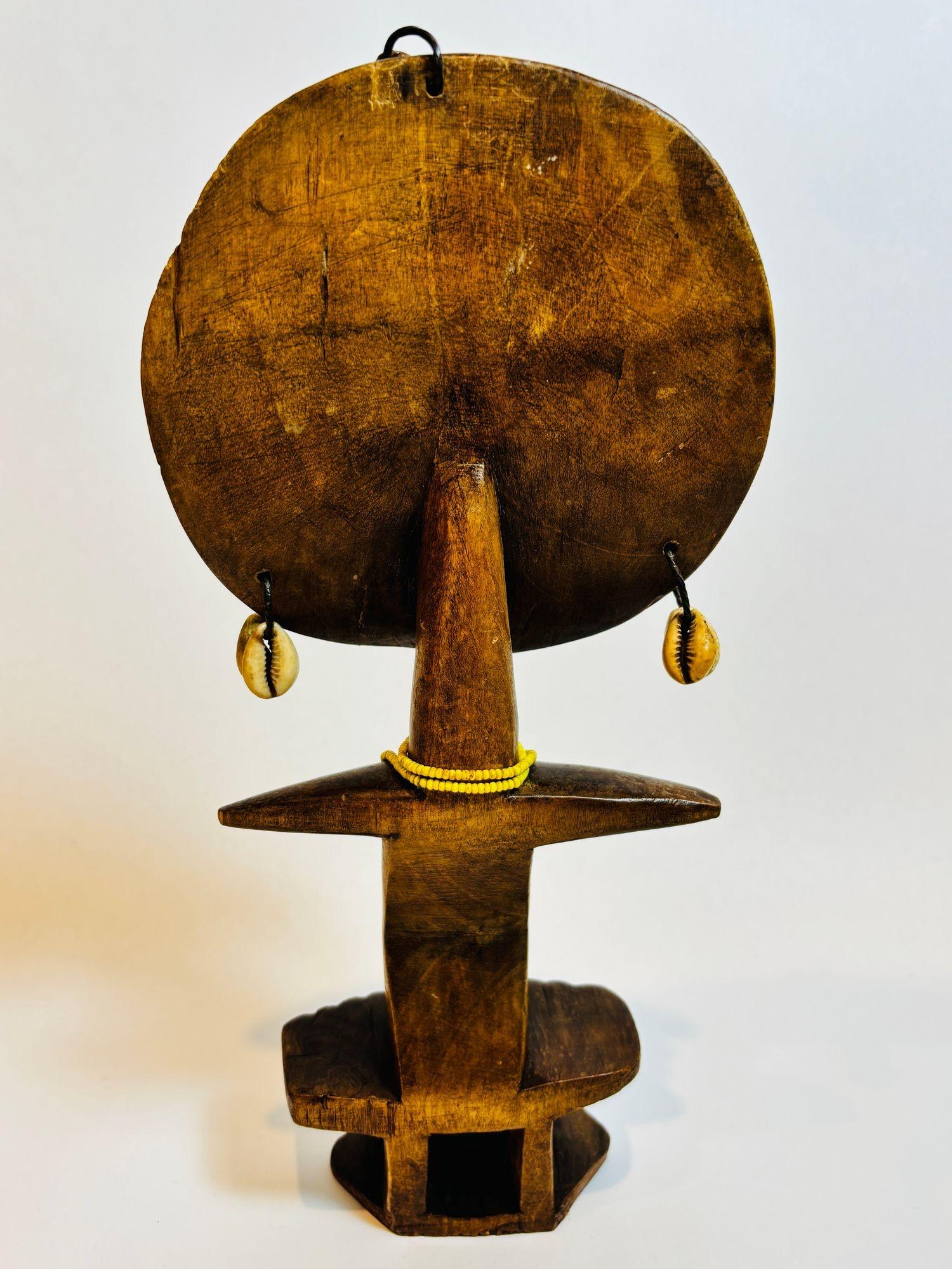 Ashanti Akua'ba Poupée de fertilité Ghana African Tribal Art Ethnographic Sculpture en vente 2