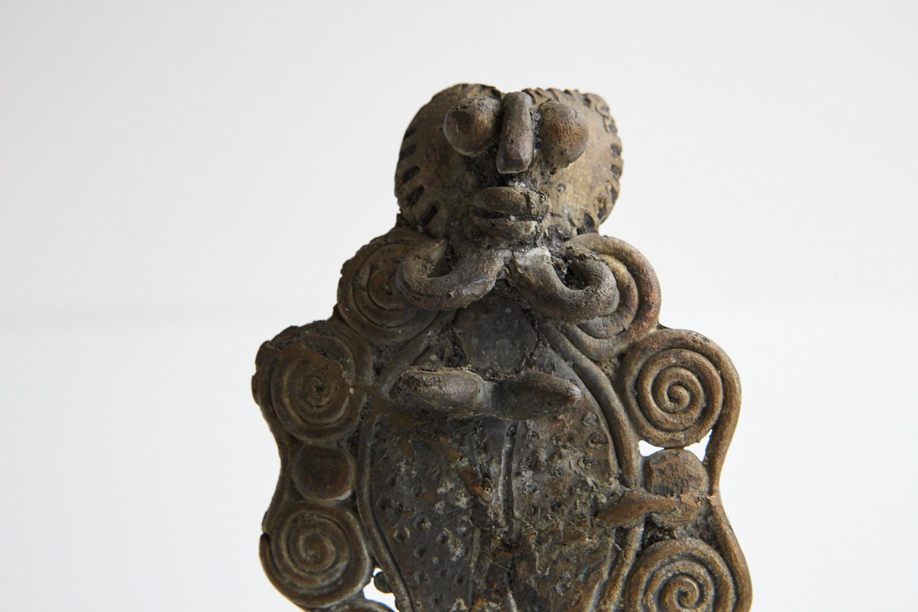 Figurilla de bronce ashanti, pueblo asante, Ghana, años 50 siglo XX en venta