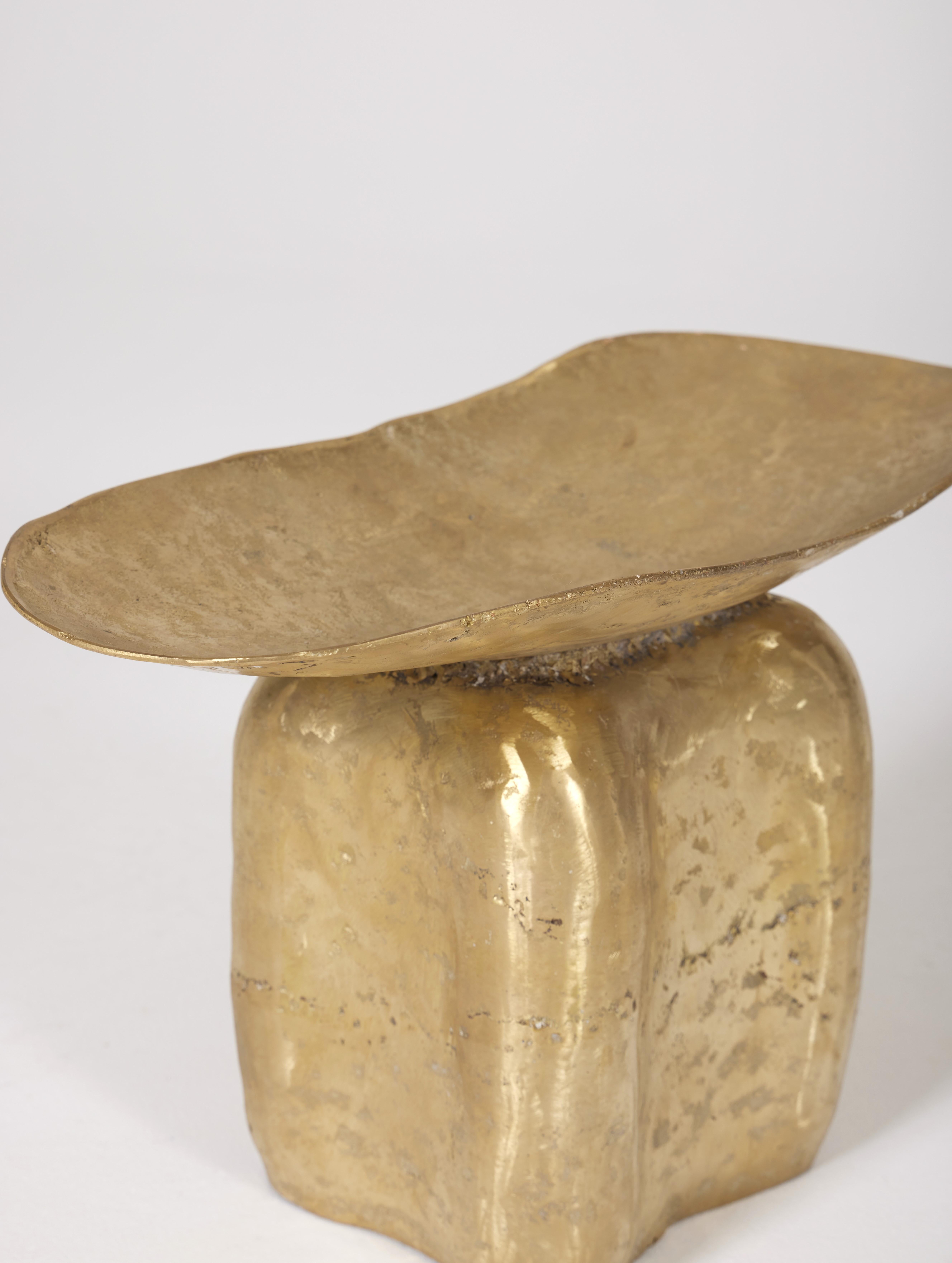 Late 20th Century Ashanti Bronze Stool