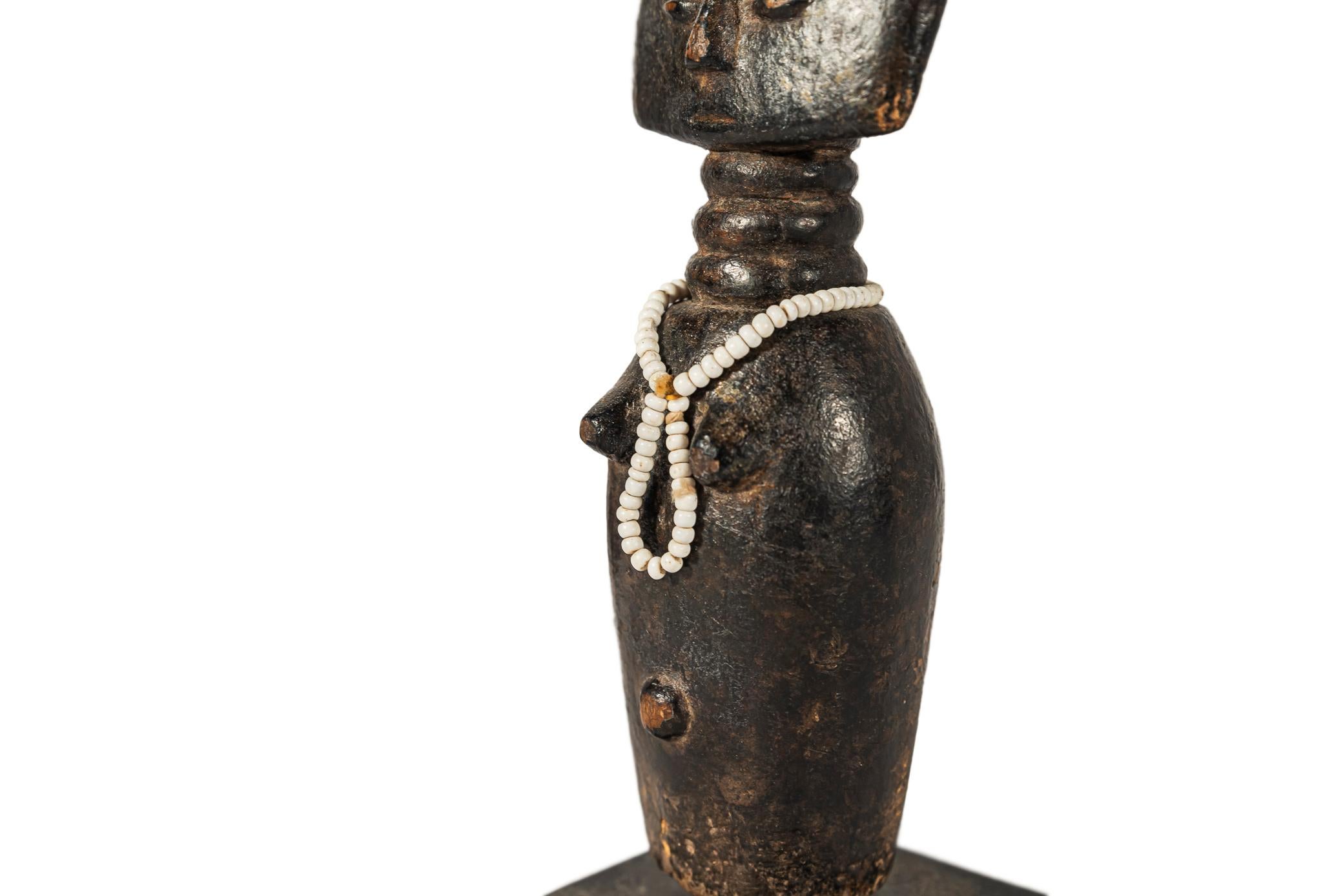 Wood Ashanti Doll, Ghana, circa 1950