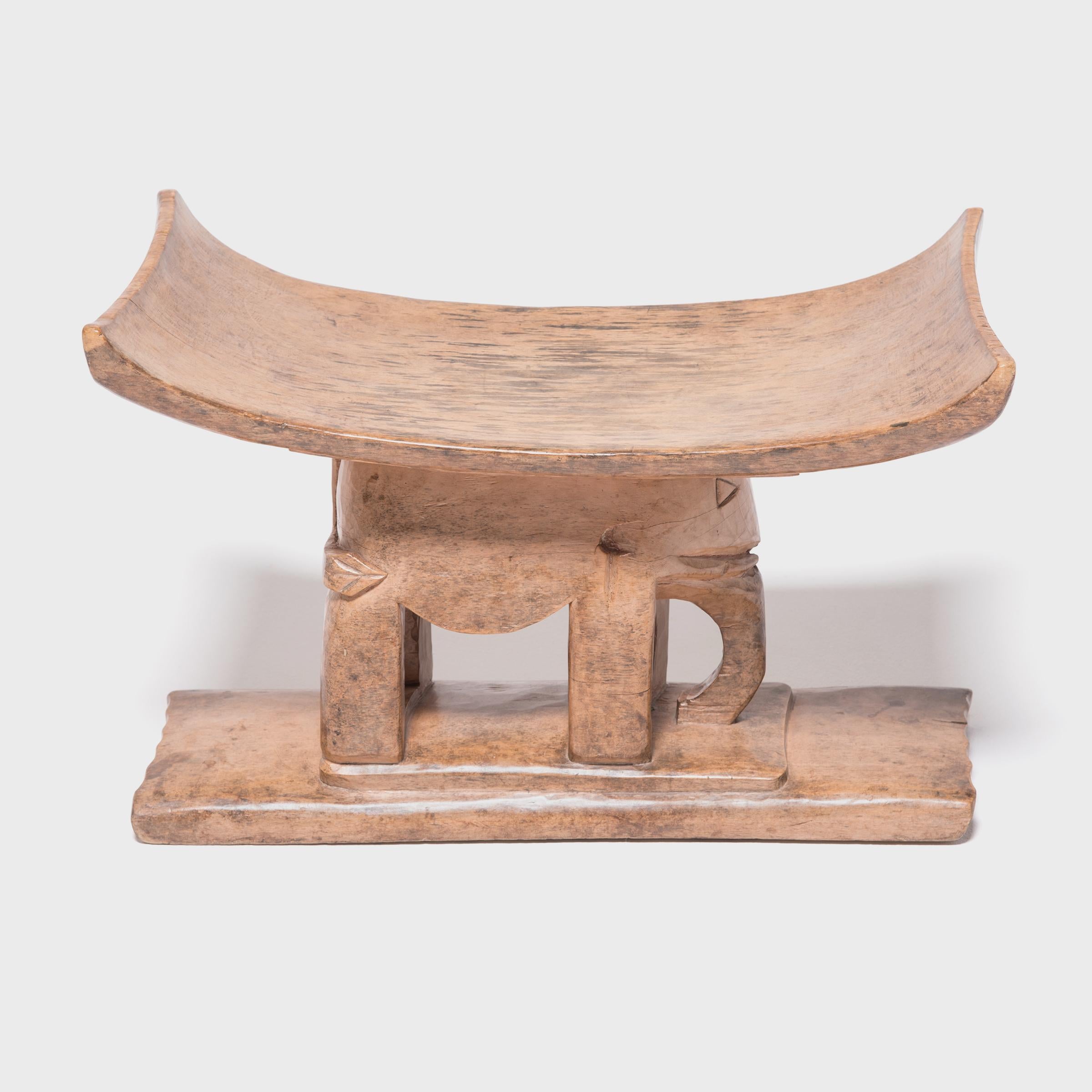 Tribal Ashanti Elephant Stool