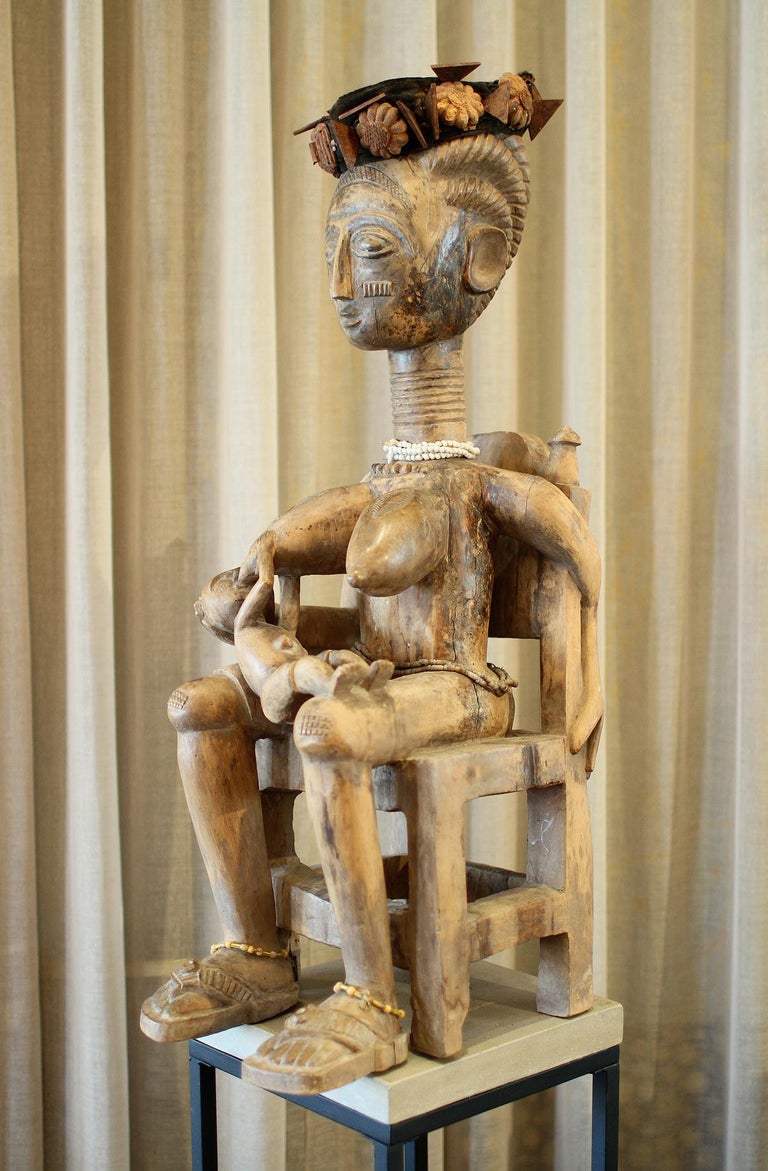 Ashanti Ghana African Art Sculpture For Sale at 1stDibs ashanti statue, ashanti art, ashanti