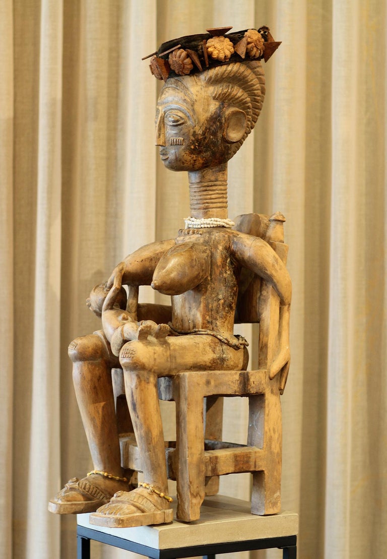 Ashanti Ghana African Art Sculpture For Sale at 1stDibs ashanti statue, ashanti art, ashanti
