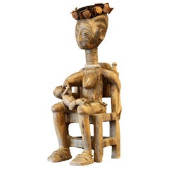 Afrikanische Ashanti Ghana-Kunstskulptur