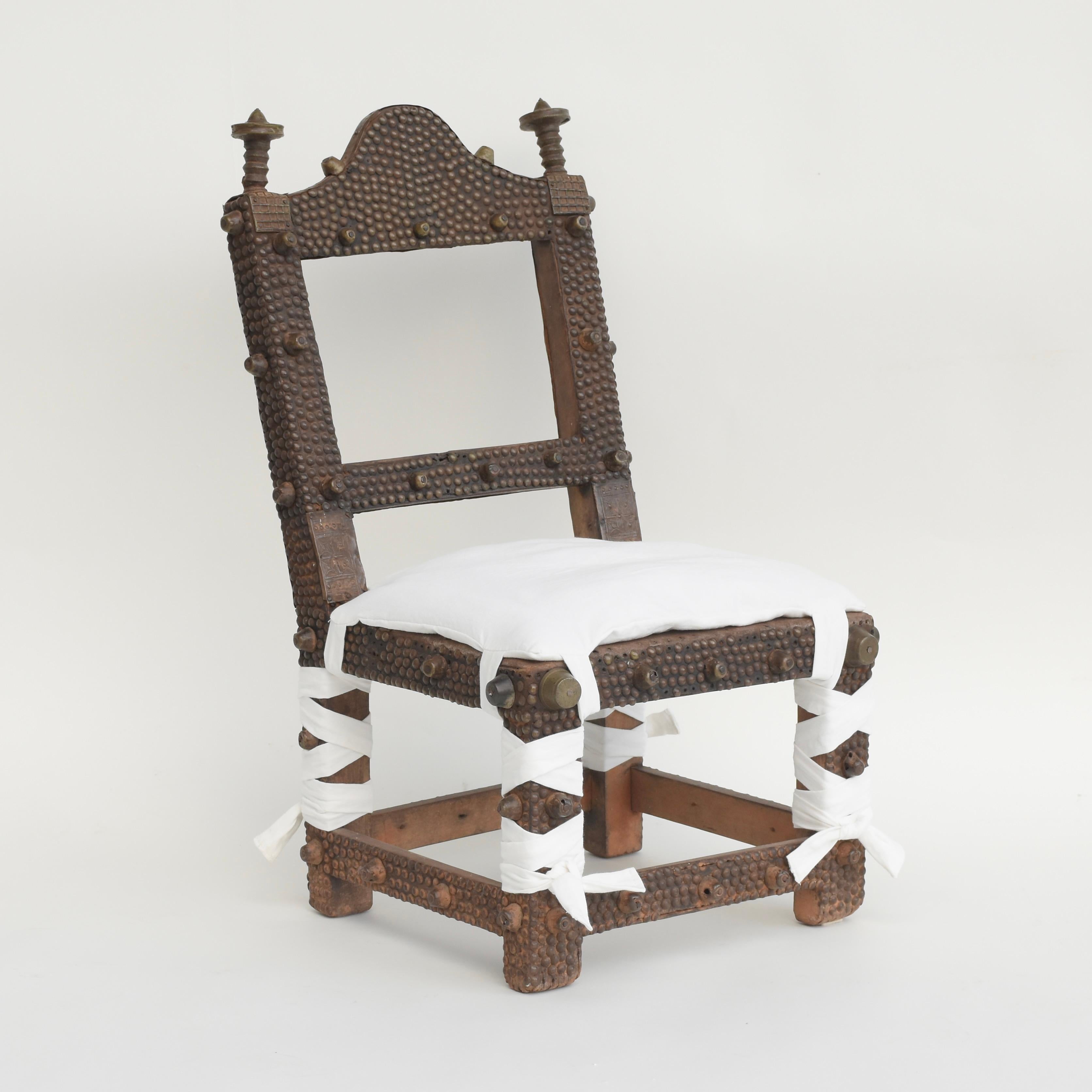 Pueblo Ashanti, Ghana Silla Asipim con Cojín. Ghanés en venta