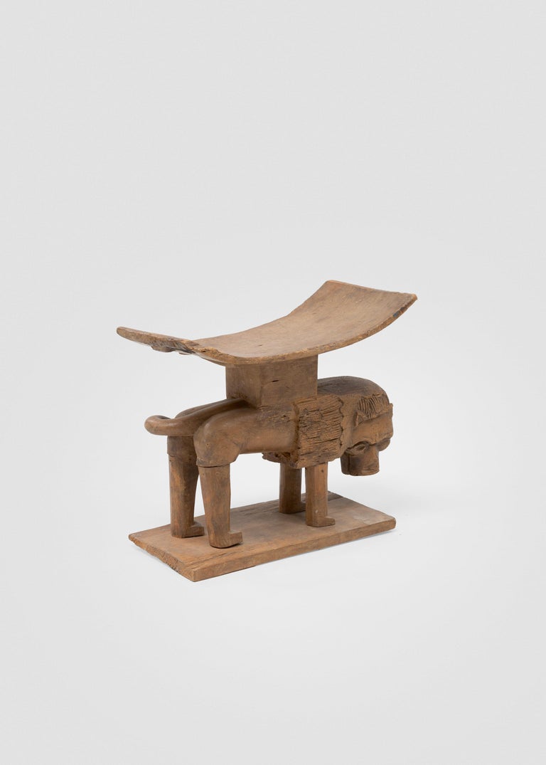 Attribution Unknown: Ashanti Prestige Stool from the 19th – 20th centuries. Its form exemplifies the 