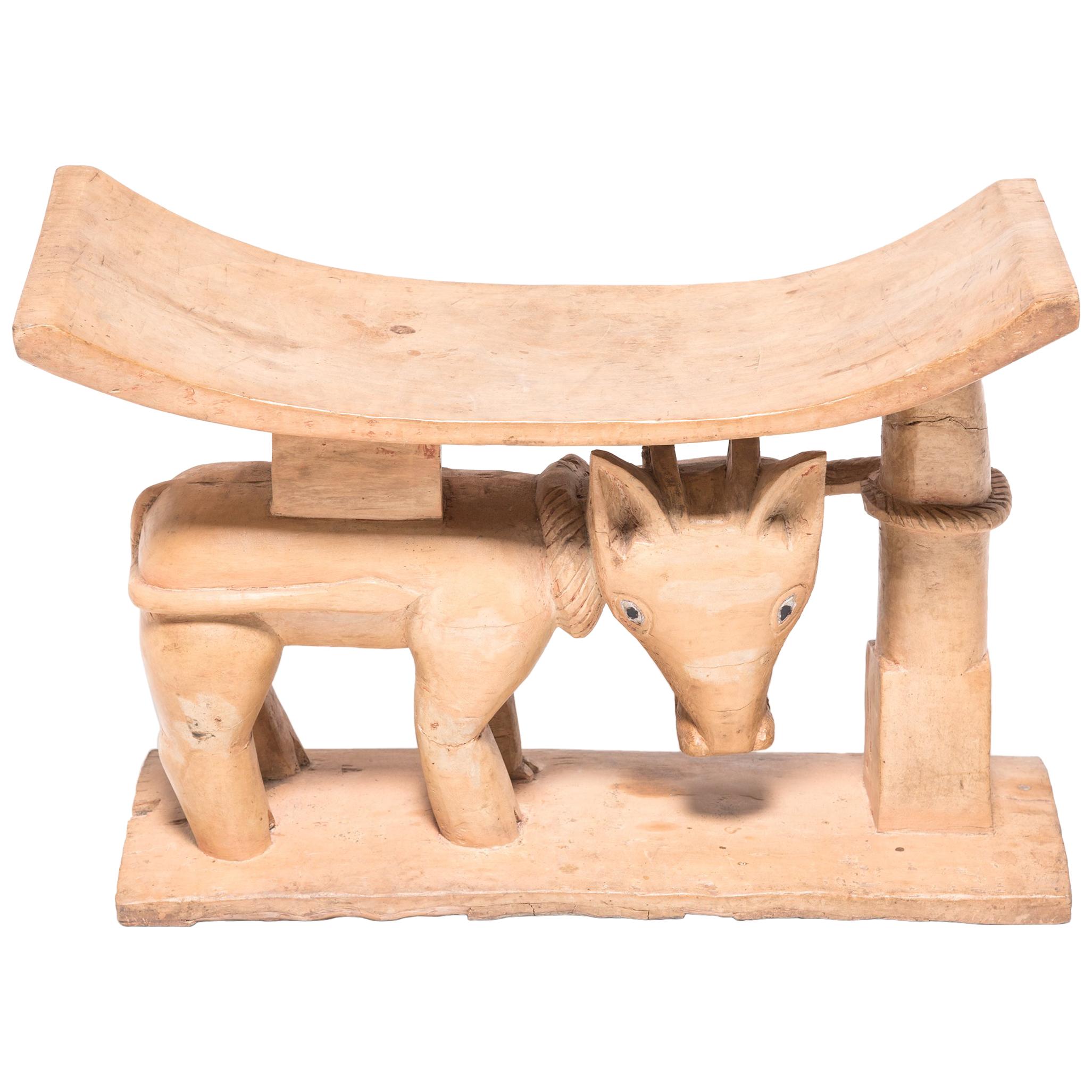 Ashanti Tethered Beast Stool