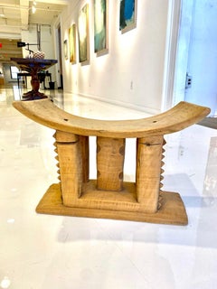Ashanti Wood Stools West Africa, Ghana
