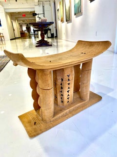 Ashanti Wood Stools West Africa, Ghana