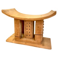 Ashanti Wood Stools West Africa, Ghana
