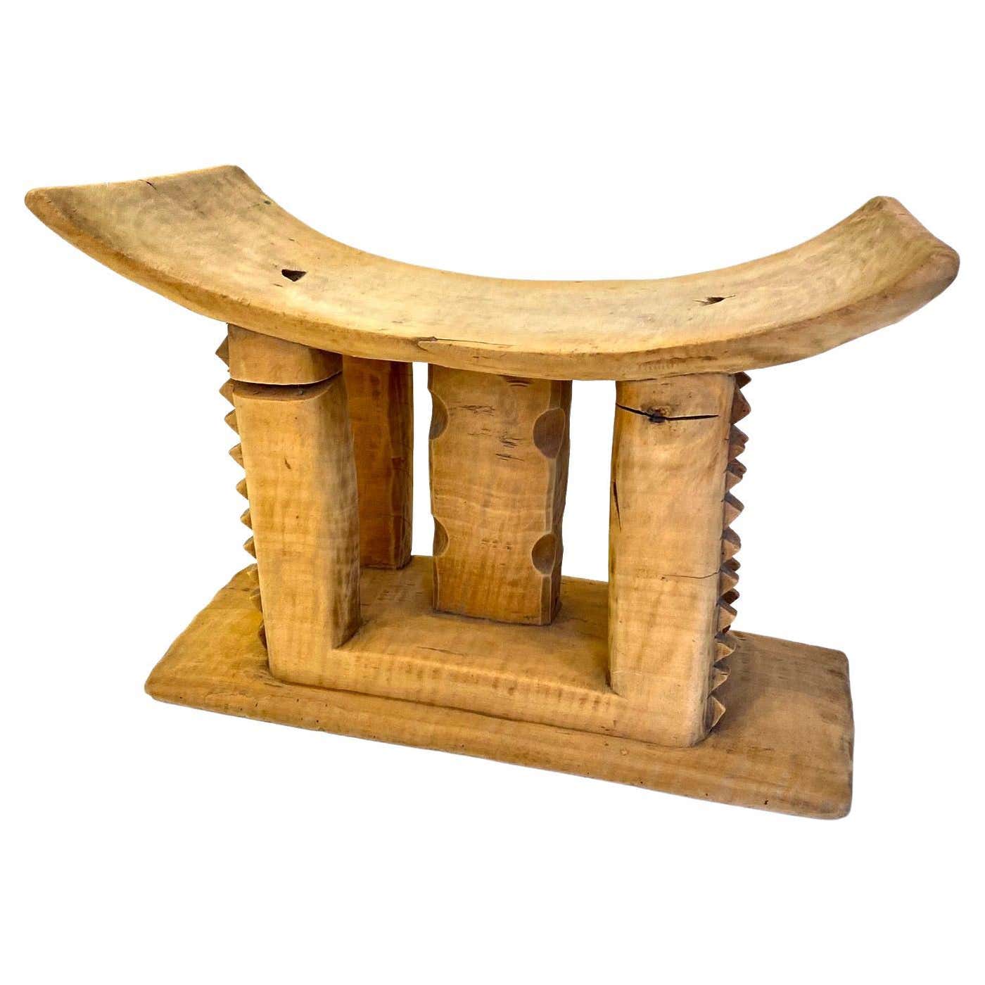 Ashanti Wood Stools West Africa, Ghana For Sale at 1stDibs | kitchen ...