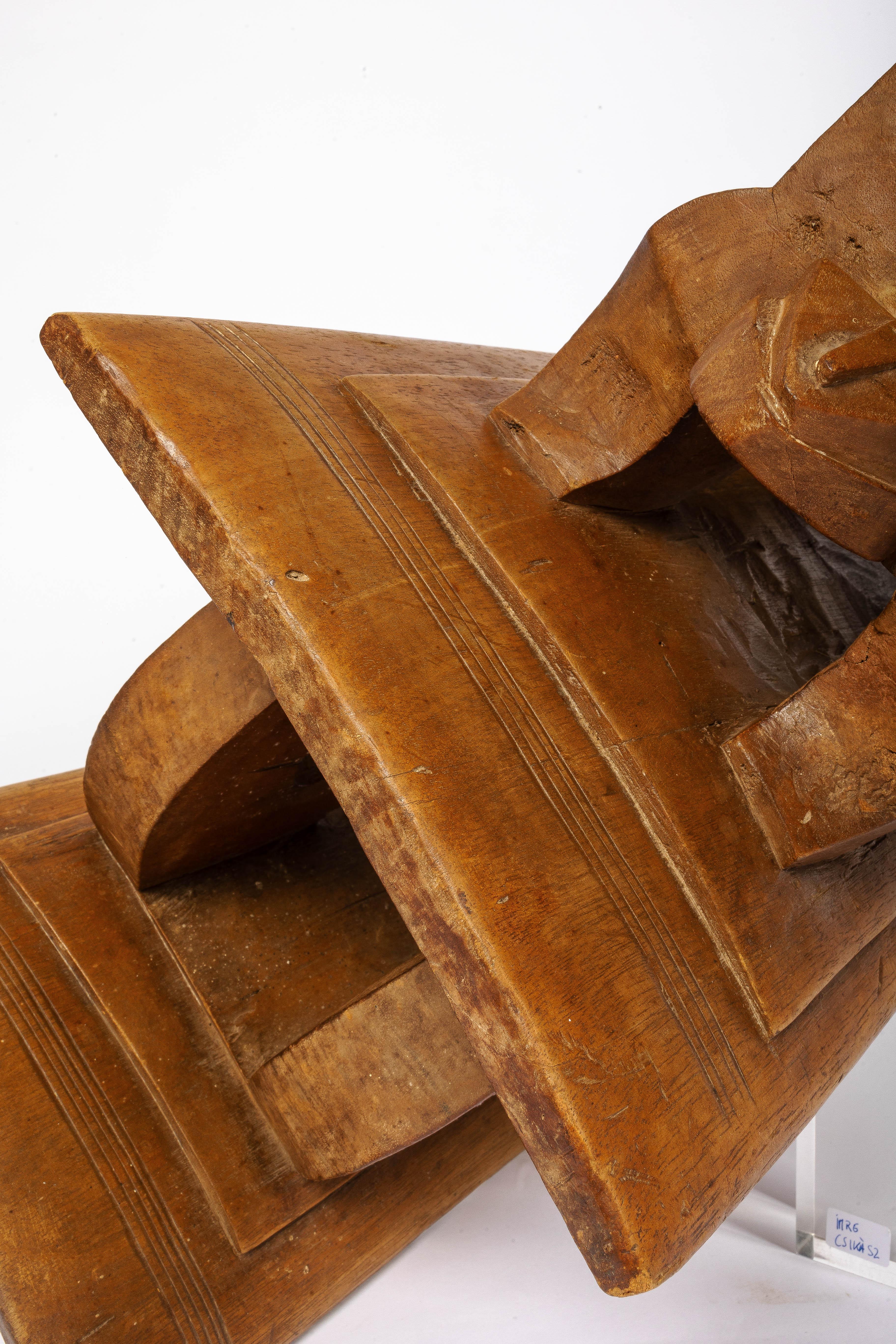 Legno Sgabello in legno Ashanti Africa occidentale Ghana in vendita
