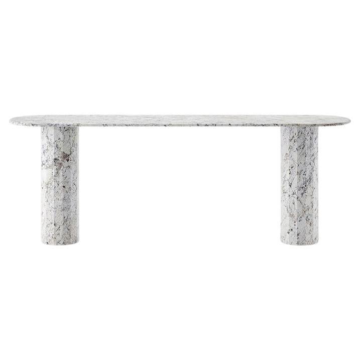 Ashby Console Handcrafted in African River Bed Granite by Lemon For Sale