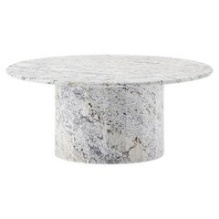 Ashby Round Coffee Table Handcrafted in River Bed Granite 35"/90cmDiam