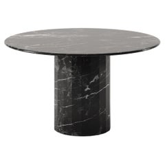 Ashby Round Dining/Hall Table Handcrafted in Polished Via Lactea Granite