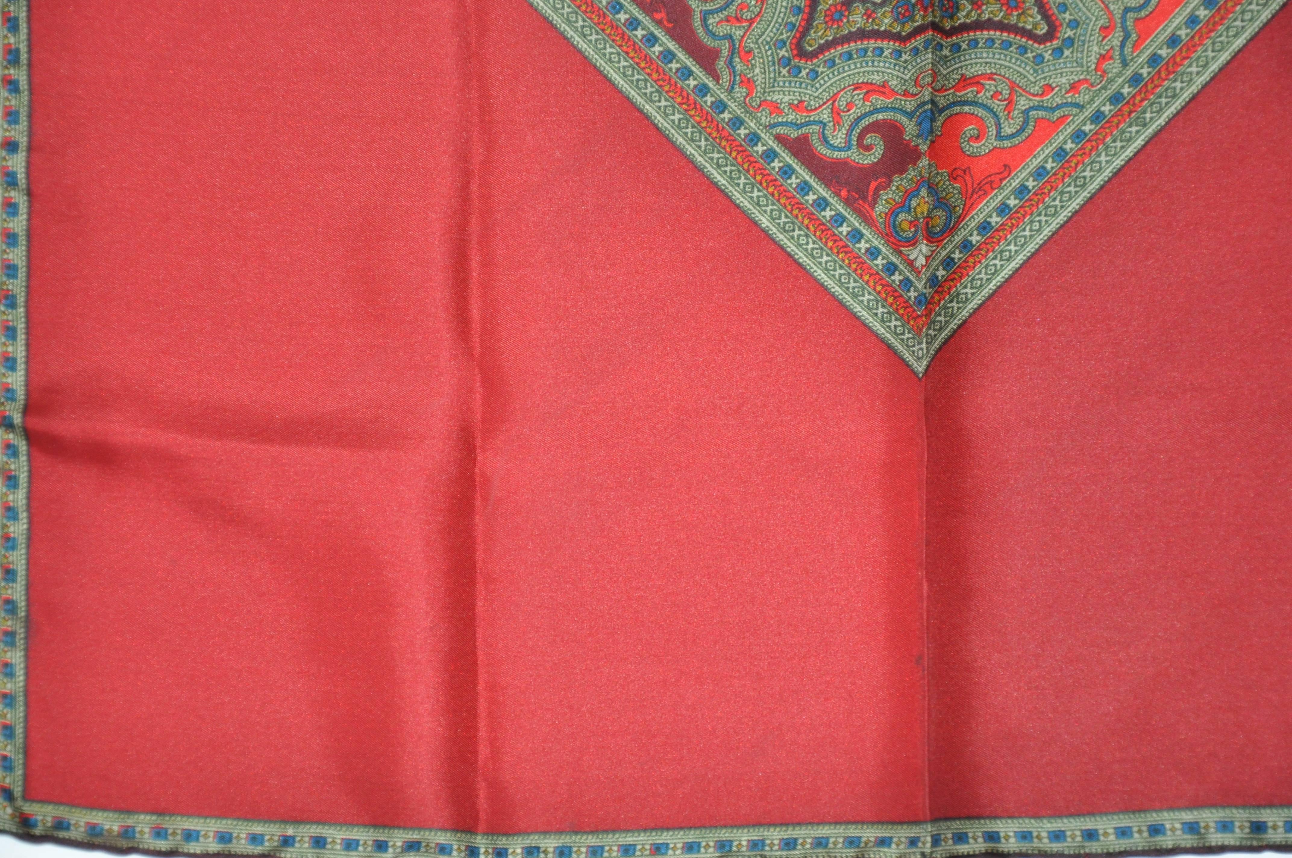 red silk handkerchief