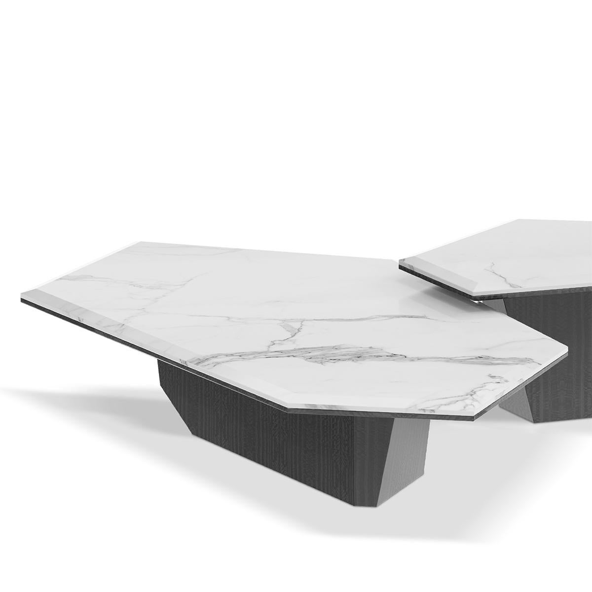Asheiti 2er-Set Couchtisch (Handgefertigt) im Angebot