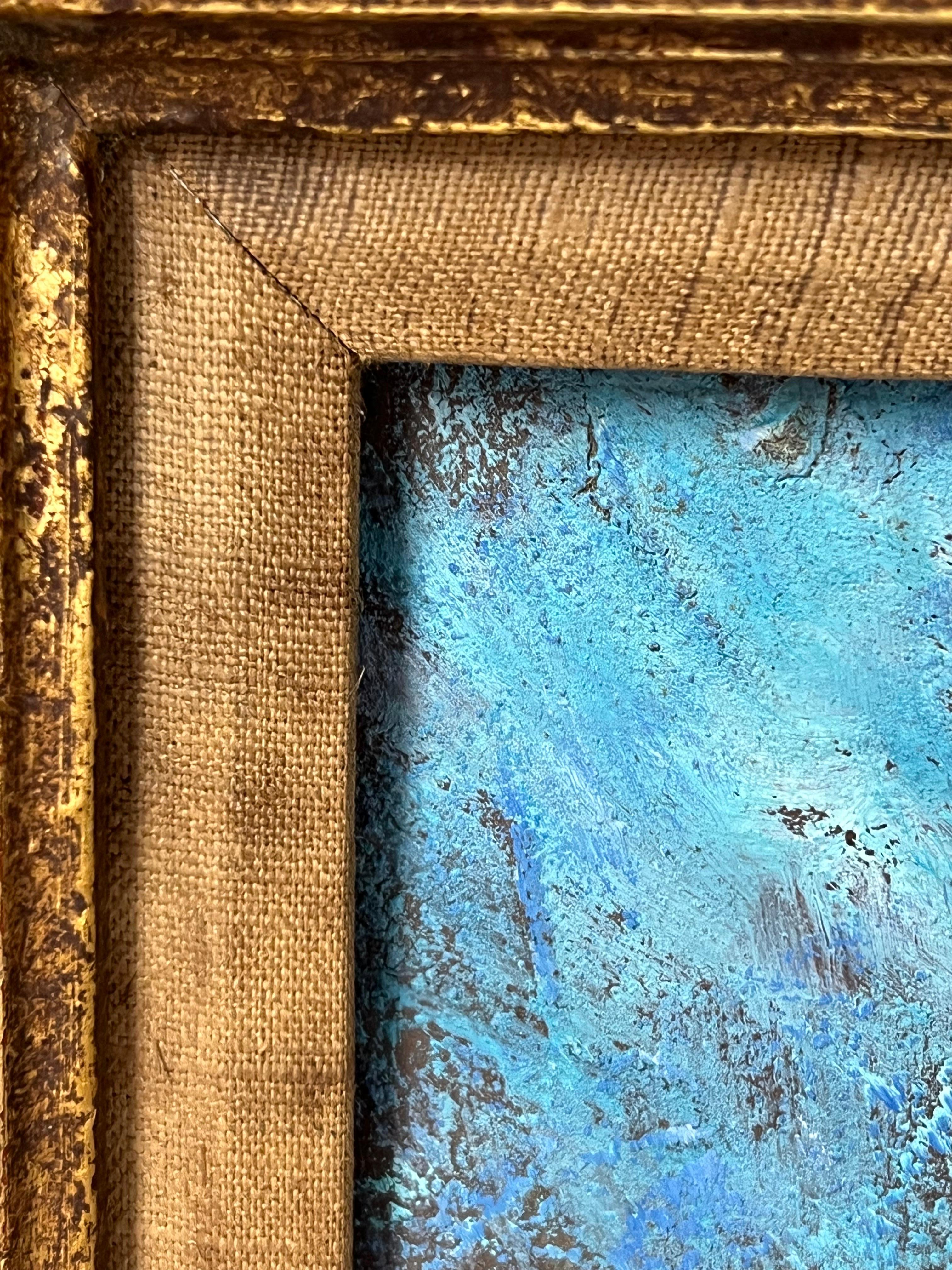 Asher Amid Impasto Öl auf Karton im Angebot 7