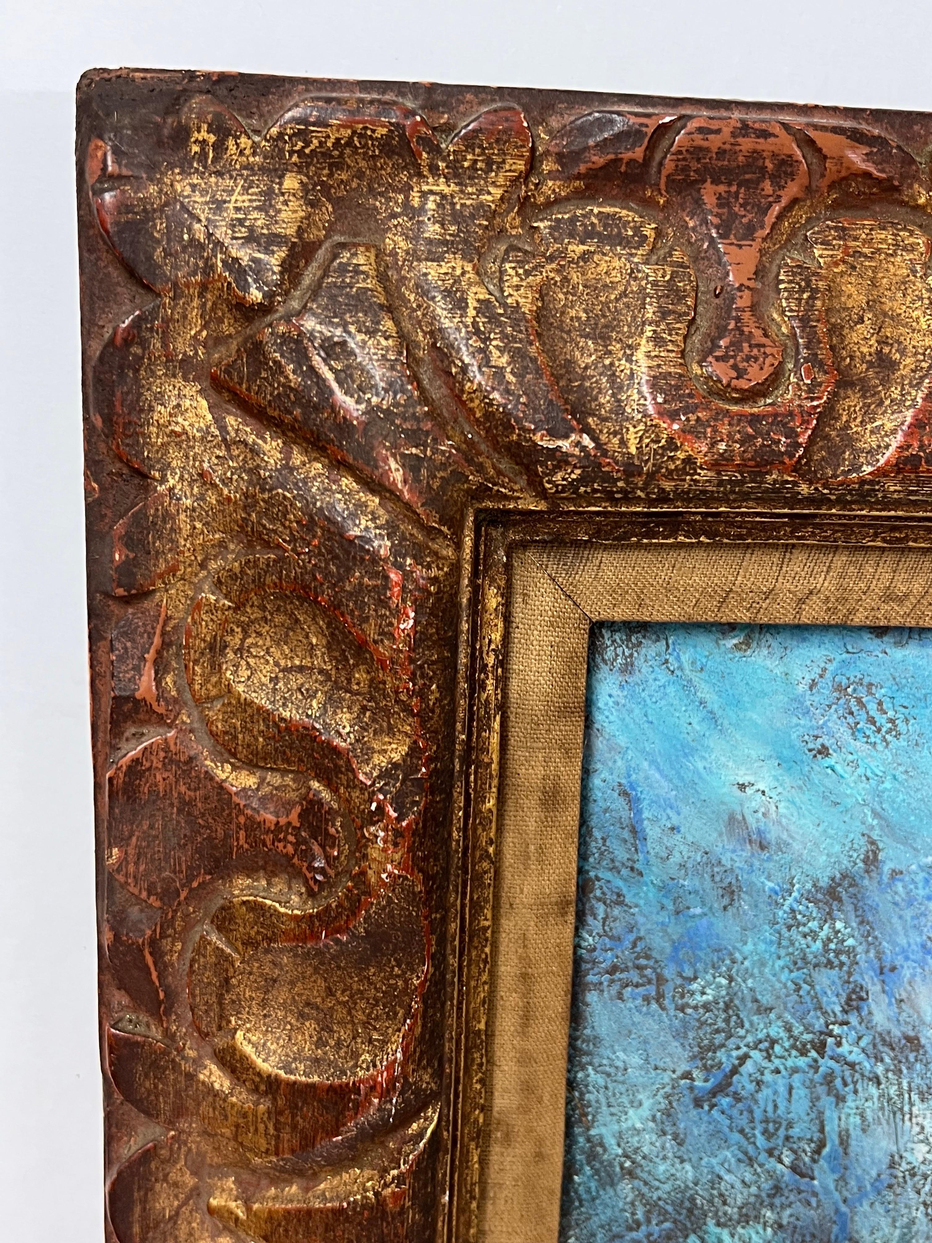 Asher Amid Impasto Öl auf Karton im Angebot 8